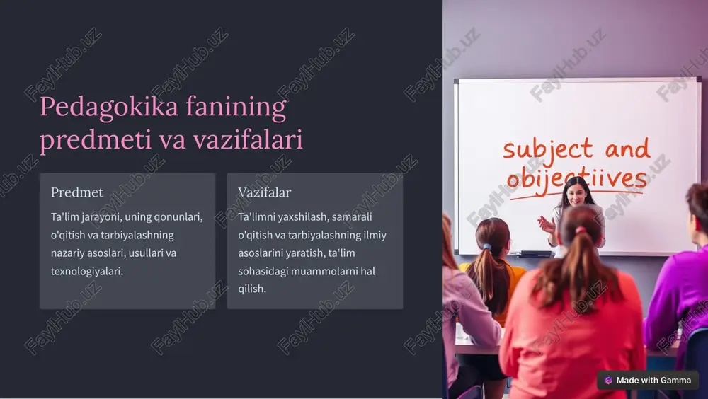 pedagokika fani: asoslari va tarmoqlari - Page 3