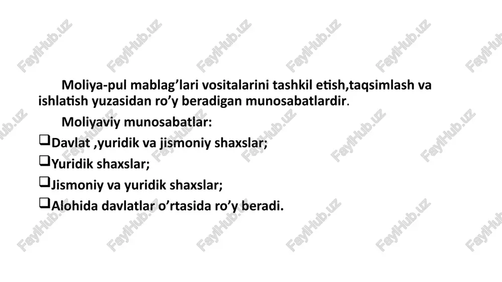 moliya va moliya tizimi - Page 3
