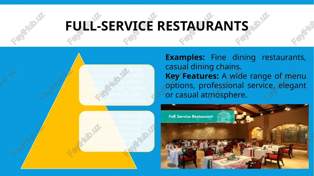 english language class presentation on food service - Page 3
