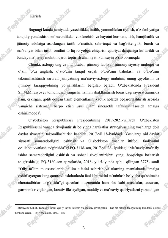 aqilikka erishgandan so‘ng ajdodlarimiz xotirasini tiklash va abadiylashtirish, ular qoldirgan qimmatli ilmiy-adabiy merosni o‘rganish va hayotga tatbiq qilish jadal suratlarda kechdi. shu jumladan, z.m.bobur bobomizning ham hayoti chuqur o‘rganilib, asarlari ustida ilmiy-amaliy tadqiqotlar olib borildi. bir necha bor nashrdan chiqdi. 2008- yilda “boburnoma” ning vahob rahmonov tomonidan hozirgi o‘zbek tilidagi tabdili kitobxonlar e'tiboriga havola etildi. zahiriddin muhammad boburning hayoti va ijodining o‘rganilishi. zahiriddin muhammad (hijriy 888-yilda muharram oyining oltinchi kuni) milodiy 1483-yilning 14-fevralida dunyoga keldi. uning ismini o‘sha davrdagi movarounnahrning atoqli ulamolaridan bo‘lgan xo‘ja nasriddin ubaydullaxon tanlagan edi. bobur shajarasi ota tomonidan: sulton umarshayx mirzo o‘gli,u esa sulton abdusaid mirzo o‘g‘li,u esa sulton muhammad mirzo o‘g‘li,u esa mirzo mironshoh o‘g‘li,u esa amir temur o‘g‘li edi. onasi tomondan qutlug‘ nigor xonim yunusxonning qizi, u esa vaysxon o‘g‘li,u esa sher alixon o‘g‘li, u esa muhammad xo‘jaxon o‘g‘li, u esa xizr xo‘jaxon o‘g‘li,u esa to‘g‘liq temurxon o‘g‘li,u esa eson bug‘axon o‘g‘li,u esa dava …