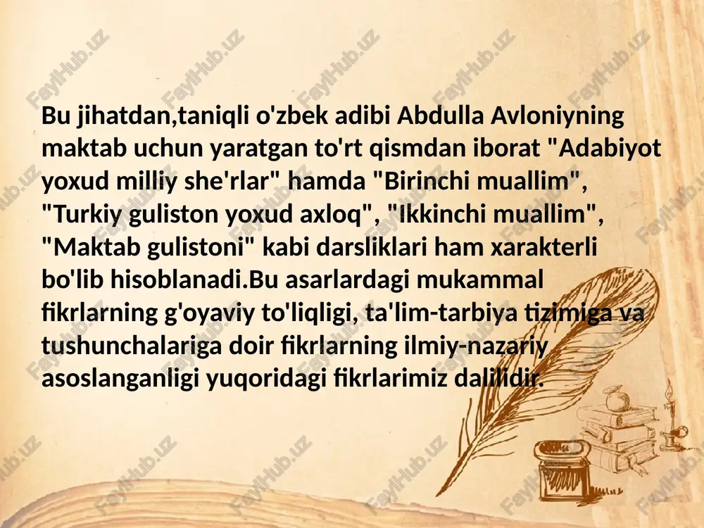 abdulla avloniyning yaratgan asarlari - Page 3