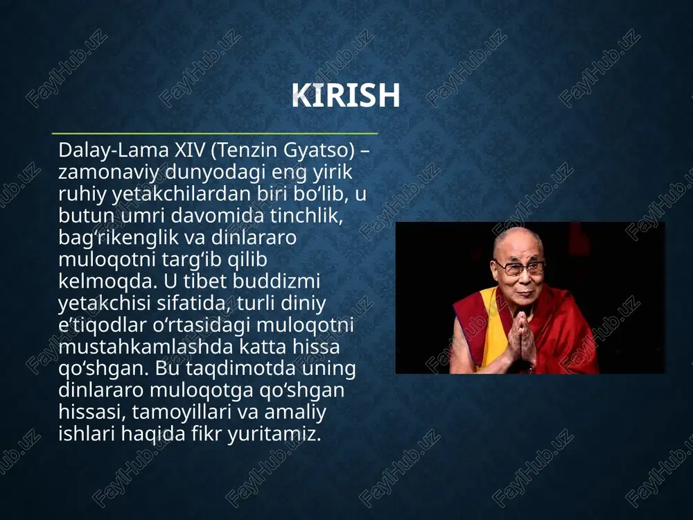 .jpeg image4.jpeg image5.jpeg /docprops/thumbnail.jpeg toshkent tibbiyot akademiyasi 1-sonli davolash fakulteti 216-a. guruh talabasi zaripboye@asiminaning dinshunoslik fanidan ‘tayyorlagan: mustaqil ishi