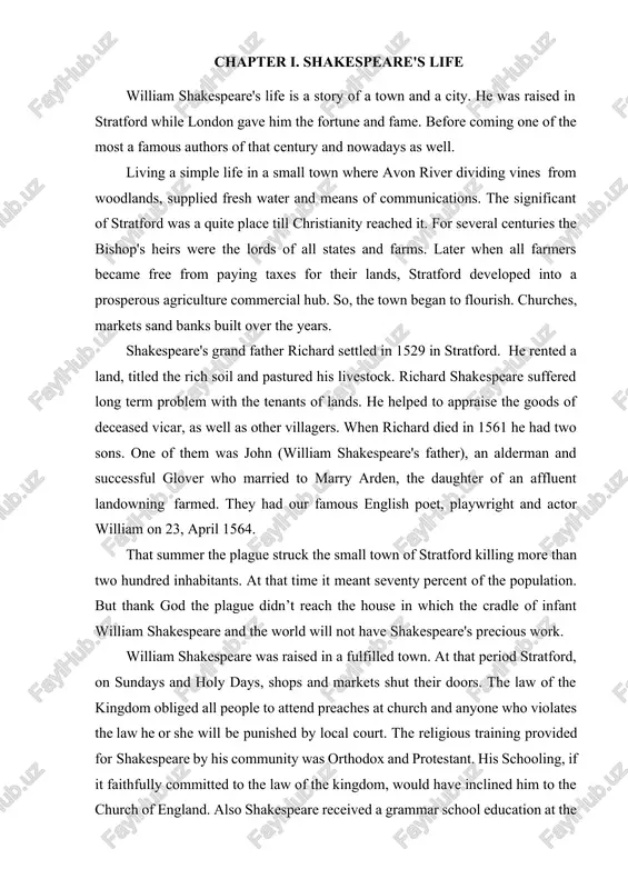 excellent institution of it is kind at that age. shakespeare's teacher held a university degree and was well qualified. around 1574 he would have passed from the lower school to the advanced curriculum of the upper. literary speaking, shakespeare had formal education and had as any of his equal contemporaries in stratford but the miracle emerged in london. the biographer did not know exactly how long did shakespeare remain at the king's new school of stratford-upon-avon but later he worked at his father's shop. the poet was aware of all kind of skin at his father's leather shop. marriage is no doubt a crucial event in the histories of most men, but when it occurs in the life of national poet it assumes a fateful significant. william shakespeare felt in love with anne hathaway, she was older than him; they got married and lived in a cottage at the edge …