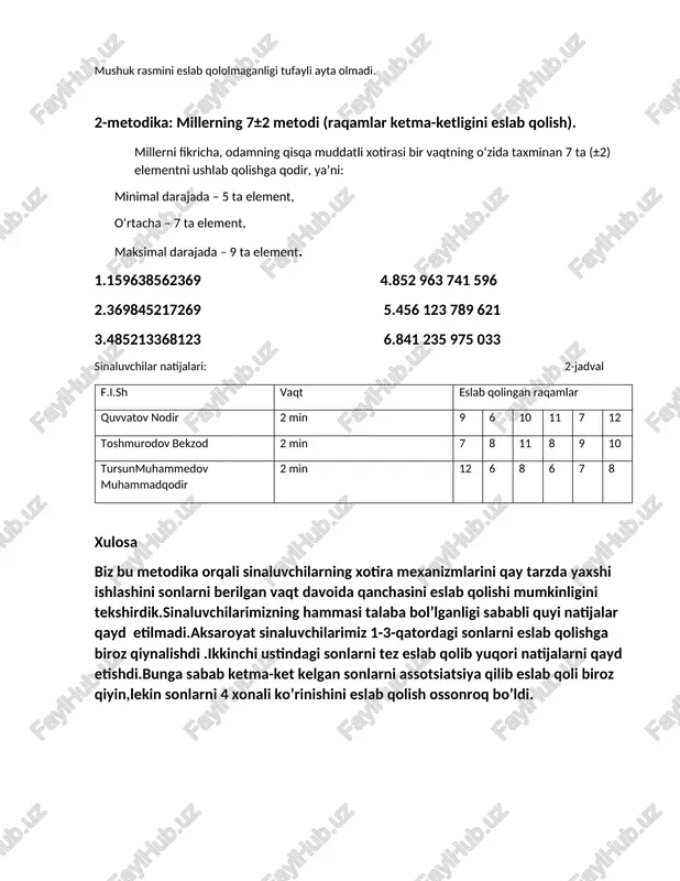 xotira bo’yicha amaliy mashqlar. - Page 3