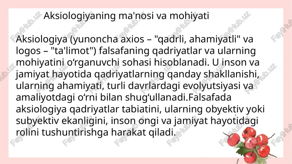qadriyattushunchasiningma'nosivauningumumiytavsifi - Page 3
