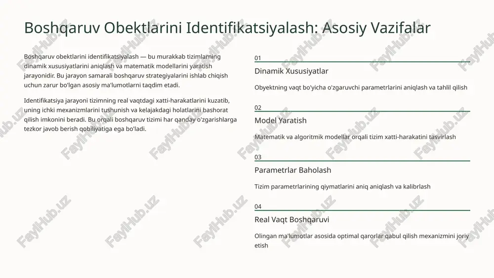 iplari asosida yaratilgan guruh xatti-harakatlari modeli uavlar uchun ancha samarali va moslashuvchan rejalashtirish imkoniyatini beradi" ko'p uav koordinatsiyasi bir nechta uavlarning sinxron harakatini ta'minlash va to'qnashuvlardan qochish mexanizmlari traektoriya optimallashtirish energiya samaradorligi va vaqtni tejashni hisobga olgan holda optimal yo'llarni hisoblash bionik hisoblash tabiatdagi guruh xatti-harakatlarini taqlid qiluvchi algoritmlar yordamida samaradorlikni oshirish yo'l rejalashtirishda a* algoritmining roli a* algoritmi — yo'l rejalashtirish sohasida eng mashhur va samarali algoritmlardan biri bo'lib, grafik qidiruv asosida optimal yo'lni topadi. bu algoritm heuristik funksiya yordamida qidiruvni yo'naltiradi va har doim eng qisqa yo'lni kafolatlaydi. 1 klassik a* asosiy grafik qidiruv algoritmi, heuristik funksiya bilan birga optimal yo'lni topish 2 ebs-a* rivojlanishi kengaytirilgan ikki tomonlama qidiruv mexanizmi qo'shildi 3 yo'l silliqlashtirish topilgan yo'lni optimallashtirish va amaliy qo'llash uchun moslashtirish 4 natija 278% samaradorlik oshishi robotlar va avtomatlashtirilgan tizimlarda muhim natija: ebs-a* algoritmi an'anaviy a* algoritmiga nisbatan robotlar va boshqaruv tizimlarida ishlash tezligini 278% ga oshirdi. …