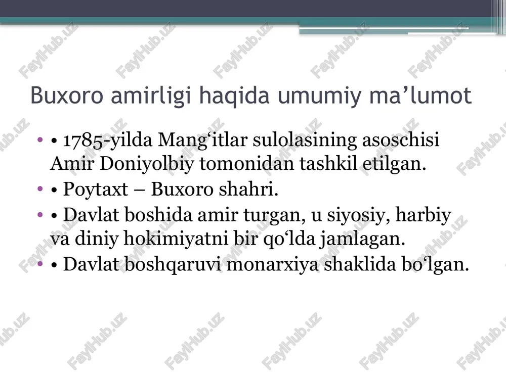 buxoro amirligida saroy unvonlari va mansablari - Page 3
