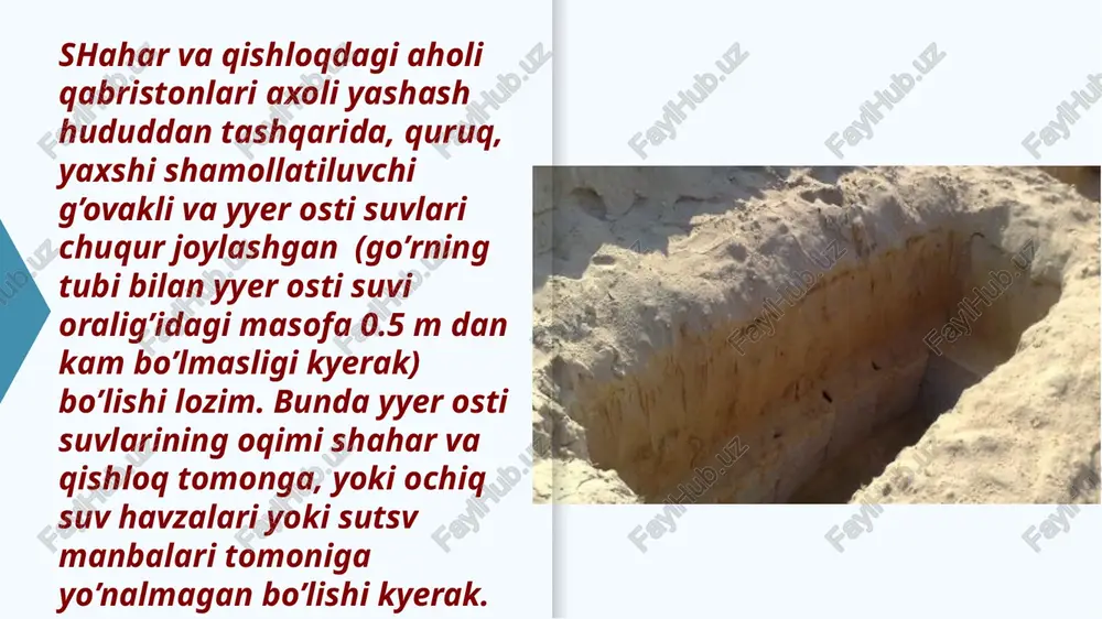 kommunal gigiyenasi fanidan tayyorlagan taqdimoti - Page 3