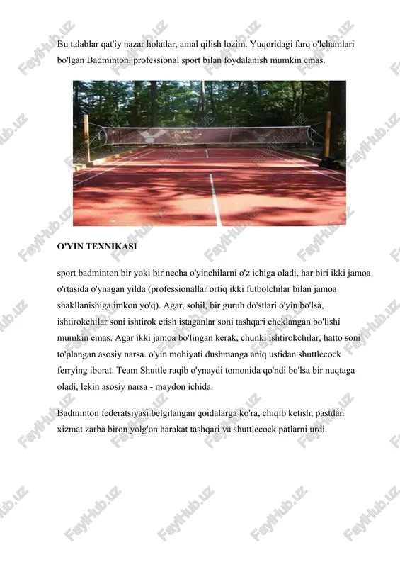 ori sifatli uskunalar tanlash mumkin bo'lgan asoslangan bir necha asosiy parametrlarini, bor. xususan, endi raketka tanlash haqida gaplashaylik. bu ketma-qattiq ekanligini muhimdir. bu rod kamida yumshoq xizmat urishni bo'lishi kerak, degan ma'noni anglatadi, zarba, uning reaktsiya deyarli kuzatilishi kerak. raketka yuqori nazorat darajasini (raketka bukib qachon muddatli tayoq qattiqlik darajasiga anglatadi) bo'lishi kerak. nazorat yuqori darajada yaxshi to'p raketkali shuttlecock beradi. og'irligi u ham muayyan futbolchi uchun optimal bo'lishi kerak. unga ta'sir futbolchi shuttlecock kuch belgilab beradi, muayyan ketma-energiya, bog'liq. raketka vazn bir yuz ellik gramm sakson-biri oralig'ida odatda. kuch va muayyan futbolchining qobiliyatiga ko'ra bir ketma tanlang. bu havaskor ketma og'irroq professional bo'lish istagi, deb eslash muhim ahamiyatga ega. yog'och tennischilar bugun kamroq foydalanayotgan. aytdi, zamonaviy materiallari yaxshi sifatli o'yin ta'minlash uchun barcha zarur jismoniy xususiyatlarini o'zida mujassam etgan. bugun badminton tennischilar titan, uglerod tolasi yoki po'lat o'z ichiga bir alyuminiy qotishmalari turli, shuningdek, turli kompozitsion materiallardan, qilingan. bu …
