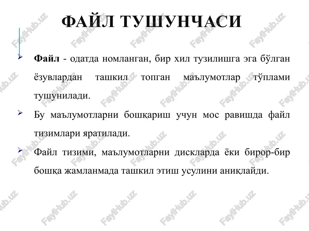 fayl tizimlari - Page 3