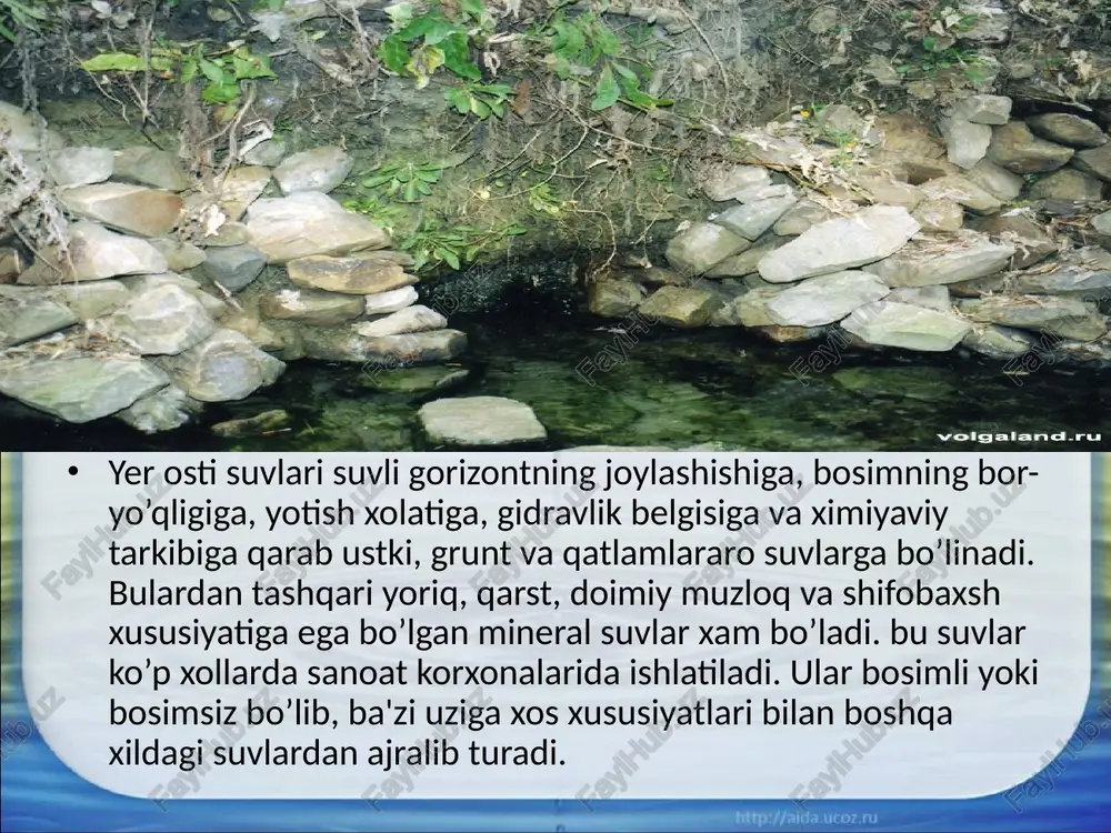 yer osti suvlari - Page 3