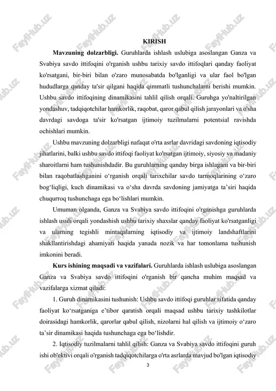 arini o’rganish metodlari. 1.1 xii – xiii asrlarda germaniyaning iqtisodiy taraqqiyotini o’rganish metodi. xii – xiii asrlarda germaniyada ishlab chiqarish kuchlari o’sa boshladi. o’rmonlarni qisqartirish, botqoqliklarni quritish yo’li bilan ekin maydonlari kengaytirildi, qishloq xo’jalik asbob- uskunalari takomillashtirildi. g’alla, javdar, suli, apra bilan bir qatorda zig’ir ekilgan. polizchilik, bog’dorchilik, uzumchilik kengaygan. germaniyada shaharlar ham rivojlana boshladi. reyn va dunay daryolari boylaridagi shaharlar savdo markazlariga aylana boshladi. movut to’qish, surp ishlash, metallsozlik, moynachilik, turli xil qurol – yarog’lar yasash nemis hunarmandchilik sexlarining asosiy mashg’uloti edi. reyn daryosi boyidagi kyoln va vorms ; mayn daryosi boyidagi frankfurt ; yuqori dunay boyidagi ul’m, nyurnberg, augsburg shaharlar rivojlangan shaharlar edi. germaniya xii – xiii asrlarda tarqoq feodal davlat edi. germaniyaning siyosiy taraqqiyoti fransiya va angliyanikidan farq qiladi. fransiya va anglia tobora markazlashib borgan bo’lsa, germaniyada feodal tarqoqlik hikm surardi. mamlakat kichik – kichik knyazliklarga bo’linib ketgan edi. imperator hokimiyati zaif edi. imperator bor -yo’g’i feodallarning …