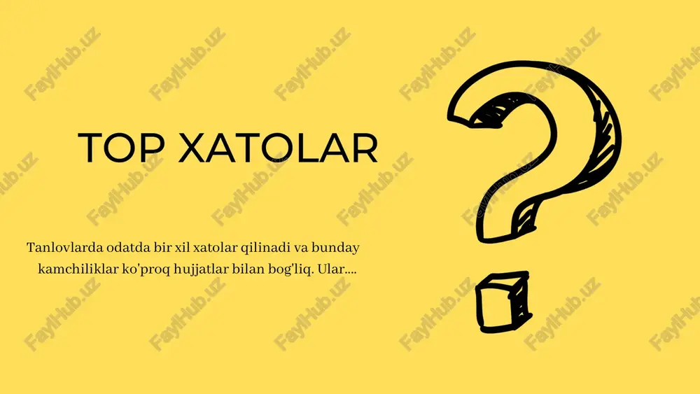 ini topshirish tartibi: kalendar grafikka muvofiq har chorakda topshiriladi; amalga oshirilgan ishlar yuzasidan barcha asoslantiruvchi hujjatlar elektron va qog'oz shaklda saqlanishi lozim; hisobotlar elektron pochta orqali yuboriladi natijalar kalendar grafikka muvofiq bo'lgan taqdirda moliyalashtirish amalga oshirladi bizga qanday natija muhim? amaliy sotuvlar; bozorbop mahsulot va xizmat; eksport; real ish o'rinlari; kengayuvchan istiqbolli korxona; ommabop startap brendi. e'tiboringiz uchun raxmat sizning muvaffaqiyatingiz - mamlakatimiz rivoji uchun muhim hisoblanadi!