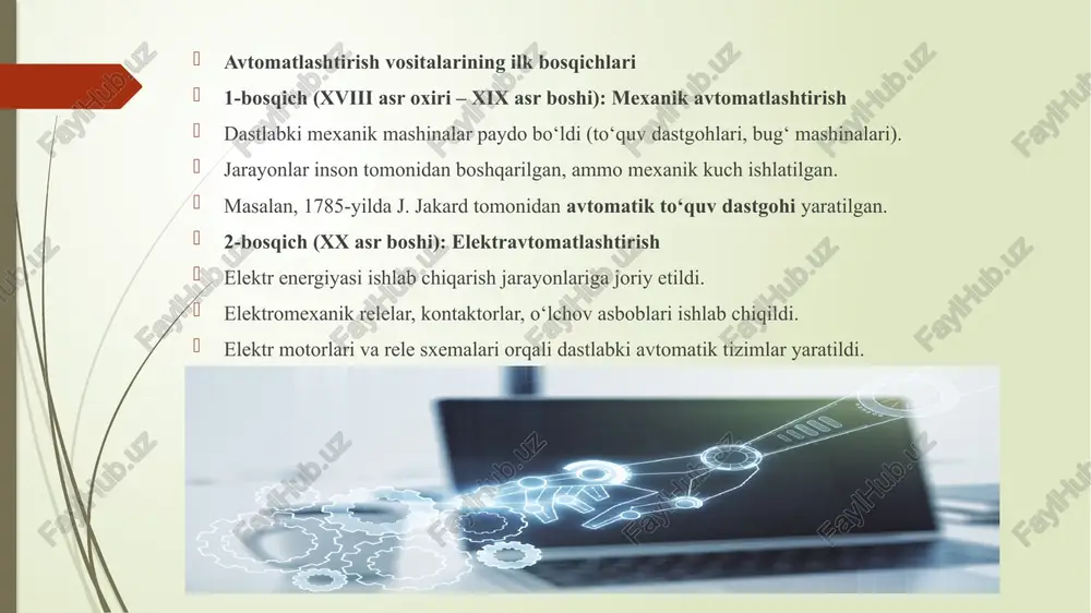 avtomatlashtirish tushunchasi - Page 3