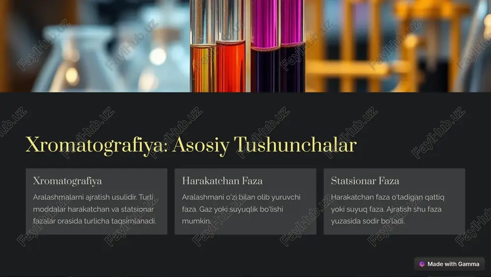 xromatografiya: asosiy tushunchalar - Page 3
