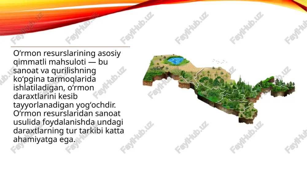 ning kattaligi, shuningdek, tik turgan yog'och zahiralari. biroq, har yili ko'rsatkichlarning har birida o'sish kuzatilayotganiga qaramay, bir nechta muammolarni ta'kidlash kerak. dunyoning o'rmon resurslari qadim zamonlardan beri qadimgi va zamonaviy odamlarning turar-joylarini qurish va tartibga solish uchun ishlatilgan. hozirgi vaqtda yig'ib olingan yog'ochning deyarli yarmi yuqorida tavsiflangan maqsadlarga sarflanadi. shu bilan birga, texnologik taraqqiyot tabiiy to'qimalarning jozibadorligini kamaytirmaydi. butun dunyodagi dizaynerlar va arxitektorlar o'z loyihalarida bunday materiallardan muvaffaqiyatli foydalanadilar. biroq, tabiiy resurslarni saqlash bo'yicha turli chora-tadbirlar amalga oshirilayotganiga qaramay, iste'mol taklifdan ancha oshib ketadi va bu dunyo o'rmon resurslarining asta-sekin kamayib borishiga olib keladi. bundan tashqari, qadim zamonlardan boshlab qishloq xo'jaligining faol rivojlanishi kuzatilgan. o'z navbatida, bu ham sayyoradagi o'rmonlarning kesilishiga olib keldi. hisob-kitoblarga ko'ra, o'rmonlar har yili taxminan 0,5 foizga qisqaradi. bu shuni anglatadiki, hatto o'rmon qoplamining ko'payishi va yuqorida tavsiflangan boshqa ko'rsatkichlar ham insoniyatning barcha ehtiyojlarini qondira olmaydi. ammo o'rmon massasi, shuningdek, botqoqliklar sayyoramizning "o'pkasi" hisoblanadi. bu ular …