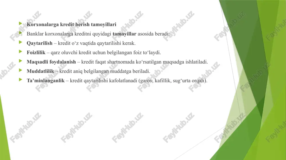 korxonaga kredit berish - Page 3