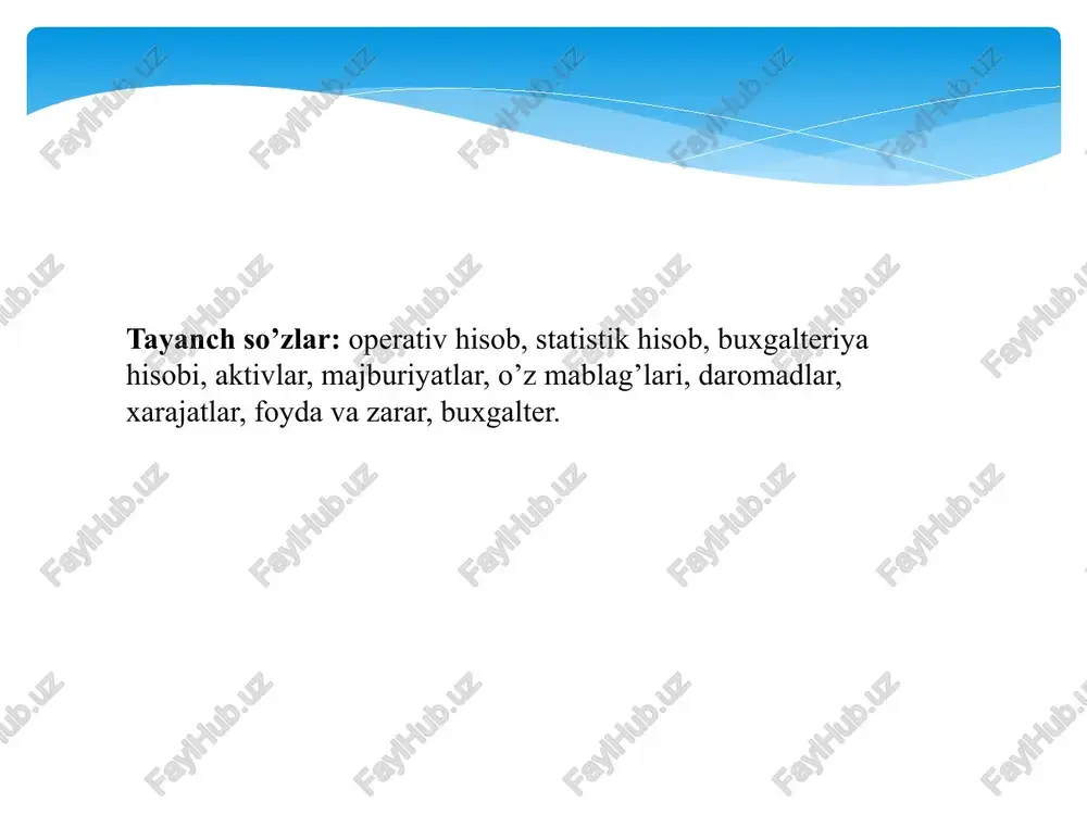 buxgalteriya hisobining o'rni va ahamiyati - Page 3