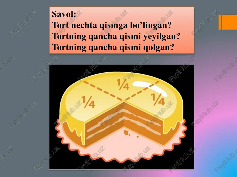 ga, umumiy maxrajni esa maxraj qilib yozish, so‘ngra qisqarsa, qisqartirish kerak. kasrni taqqoslash kasrni taqqoslash (qoidani aniqlang) image2.png image3.png image4.png image5.png image6.png image7.png image8.png image9.png image10.png image11.png image12.png image13.png image14.png image70.png image15.png image16.png image17.png image26.png image27.png image28.png image29.png image30.png image31.png image32.png image33.png image34.png image35.png image18.png image19.png image20.png image21.png image22.png image23.png image24.png image25.png image90.png image36.png image37.png image38.png image44.png image45.png image46.png image47.png image39.png image40.png image41.png image42.png image43.png /docprops/thumbnail.jpeg