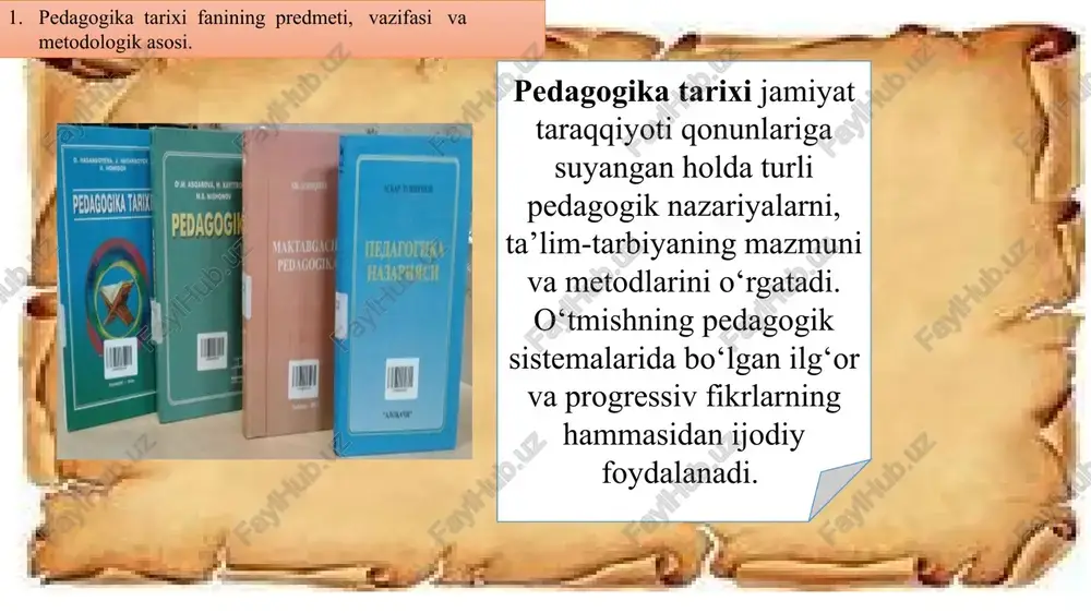 qealarini ifoda etuvchi komusiy yodgorlik namunasi bo‘lmish «avesto»; afsonaviy qaxramonlar tasvirlangan dostonlar ya’ni, «alpomish», «manas», «shirok», «to‘maris», «go‘ro‘g‘li», «murodxon», «ravshan», shuningdek qadimgi yunon tarixchisi gerodotning «tarix», strabonning «geografiya» asarlari, maxmud qoshg‘ariyning «devonu lug‘atit turk», urxun-yenisey bitiklari va boshqa shu kabi adabiy-tarixiy manbalarda saklangan va shular orqali bizgacha yetib kelgan. bu yodgorliklar insonning shakllanishida moddiy va ma’naviy madaniyat qay darajada katta rol o‘ynaganligidan dalolat beradi. xususan, tarbiya insonning aqliy va axloqiy jixatdan tarkib topa borishiga ta’sir etgan bo‘lsa, insonning shakllana borishi xam, o‘z navbatida, insoniyat jamiyatining tarkib topa borishiga yordam bergan. islom (arabcha — boʻysunish, itoat etish, oʻzini alloh irodasiga topshirish) — jahonda keng tarqalgan uch dindan ( buddizm va xristianlik bilan bir qatorda) biri. islom diniga eʼtiqod qiluvchilar arabcha "muslim" ("sadoqatli"; koʻpligi "muslimun") deb ataladi. "muslim", "muslimun" soʻzining boshqa xalqlar orasida oʻzgacha talaffuz etish natijasida bu dinga eʼtiqod qiluvchilar turli nom bilan ataladi. lekin bularning ichida hozir musulmon iborasi keng …