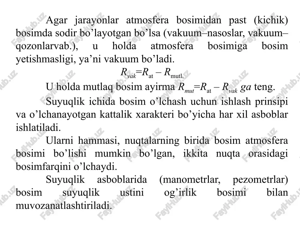 , pezometrlar ulangan nuqtalardagi bosim va naylardagi suv ustuni balandligini aniqlang. /docprops/thumbnail.jpeg
