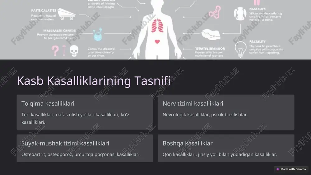 kasb kasalliklari: tasnif, diagnostika va davolash - Page 3