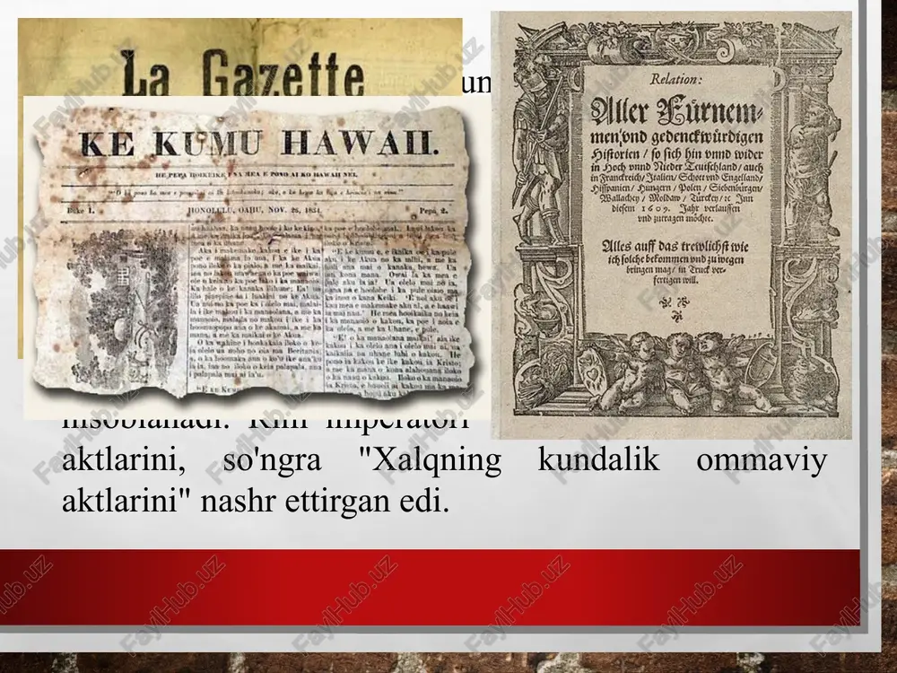 i vakillik qilgan. bloger va vainer tushunchalari keyingi paytlarda bloger, vainer tushunchalari keng ishlatilmoqda. bugungi kunda bloggerlik butun bir professional yoʻnalishdir. blogging bugungi kunning o‘ziga xos fenomeni. u “logging the web”, ya’ni “tarmoqda kundalik olib boraman” iborasidan kelib chiqqan holda tashkil qilingan. weblog so‘zining qisqartirib ishlatiladigan blog tushunchasi internetning dastlabki yillarida onlayn hikoya qilish va onlayn shaxsiy kundalik olib borishdan iborat edi. hozirgi kunda esa blog internetdagi shaxsiy kundalik doirasidan ancha keng ma’noga ega resursdir. global tarmoqning vujudga kelishi bilan vaziyat tubdan o‘zgardi. aqshlik jastin xop blog ixtirochisi hisoblanadi. uning links.net onlayn-jurnali 1994 yilda ishga tushgan bo‘lib hozirgi kunda ham faoliyat yuritadi. yanada batafsil tushuntiradigan boʻlsak, blog – ingliz tilidagi “weblog” so‘zlaridan yasalgan bo‘lib, internet-jurnal, hodisa, internet-kundalik, onlayn-kundalik degan ma’nolarni anglatadi. avvaliga blog shaxsiy onlayn kundalik sifatida qabul qilingan. odamlar o‘z fikrlari, biror voqea yoki hodisaga nisbatan munosabatini boshqalar bilan muntazam bo‘lishib borgan. bugunga kelib blog tushunchasi ancha kengaydi, matn, …