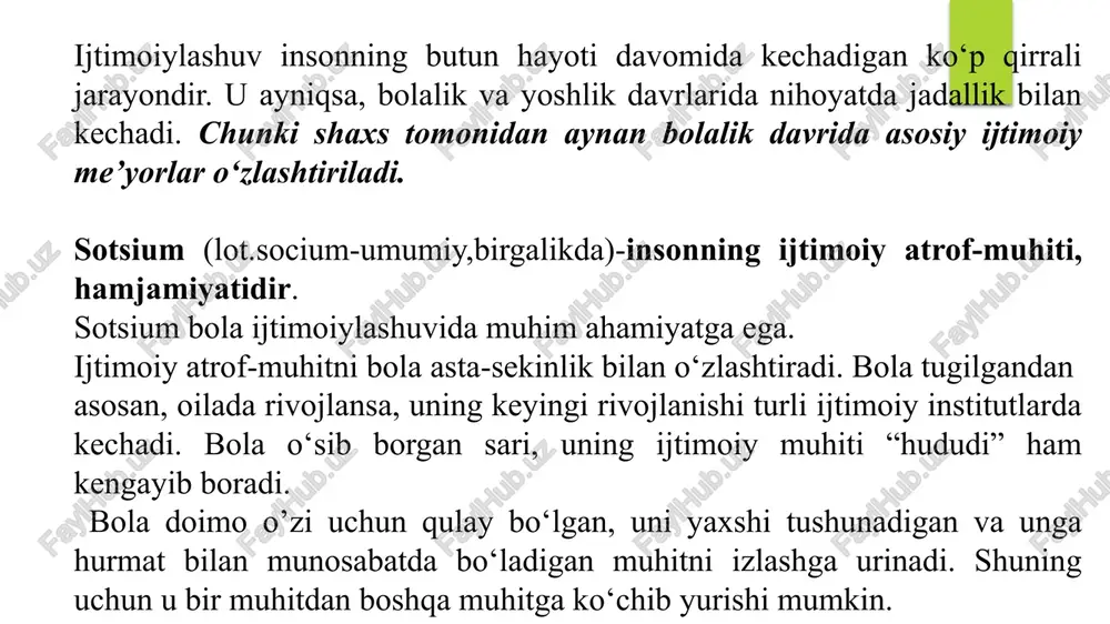 uz, qo‘l, oyoq va gavda harakatlari, mimika, jest, pantomimika) qonuniyatlarini chuqur o‘zlashtirib olish lozim. tarbiyachi bolalarni kuzata oladigan, ularni xulqi, xatti-harakati sabablarini to‘g‘ri tahlil qilib, unga ta’sir etuvchi vositalarni qo‘llay oladigan bo‘lishi kerak. afsuski bolalarni sevmaydigan ayrim tarbiyachi-pedagoglar faoliyatida shunday holatlarni kuzatishimiz mumkin . bolalarning o‘zlari haqidagi bilimlari, e’tiqodlari va hissiyotlari ularning o‘zini anglash hissi sifatida tushuniladi. o‘z-o‘zini anglashning alohida elementlari turli xil nomlar bilan, jumladan, o‘z-o‘zini anglash, qadrlash va qadr-qimmatni o‘z ichiga oladi. o‘z-o‘zini anglash tushunchasi o‘ziga xos xususiyatlar, kuchli va zaif tomonlari to‘g‘risida bilim va ishonchni o‘z ichiga olgan holda "men kimman?", degan savolga javob beradi. bolalarning o‘zini-o‘zi anglashi va qadr-qimmati bir-biri bilan chambarchas bog‘liq. bolalarning o‘zini anglash hissi bir nechta muhim vazifalarni bajaradi bu bolalarga nima bo‘lganini tushunishga yordam beradi va ularni boshqalarning ma’qullashi mumkin bo‘lgan xatti-harakatlarga bajarishga undaydi ("agar men ravshanga yaxshi munosabatda bo‘lsam, ehtimol u men bilan o‘ynashimni so‘raydi"). yosh bolalar o‘zlarini bir nechta aniq, …