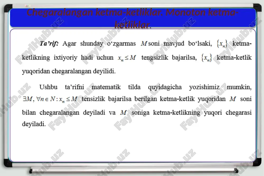 ketma-ketliklar va ularning xossalari - Page 3