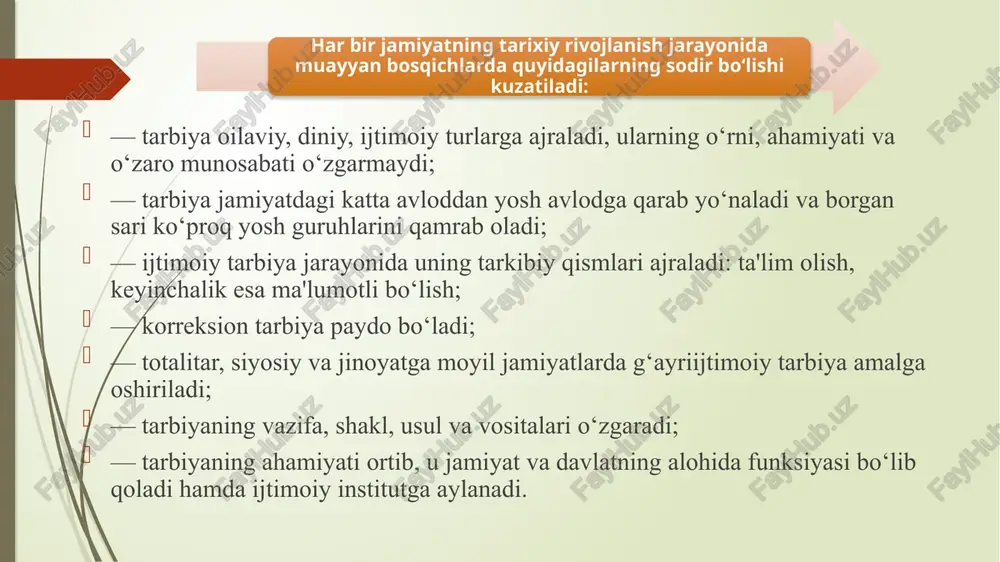 amoyilini amalga oshirish bolalar, o‘smirlar, yoshlarning shakllanishiga ijobiy ta'sir ko‘rsatadi. insonparvarlik tamoyili amalda konstitutsiyamizga “shaxsning sudlanganligi va undan kelib chiqadigan huquqiy oqibatlar uning qarindoshlari huquqlarini cheklashga asos bo`lishi mumkin emas”, deb qat`iy yozib qo`yishimiz kerak. “ozodlikdan mahrum etilgan barcha shahslarga nisbatan insoniy munosabat va ularning qadr-qimmati ta`minlanishi shart”, degan norma ham asosiy qonunimizda o`z aksini topishi zarur".sh.mirziyoyev. tarbiyaning tabiat bilan uyg‘unligi tamoyili. tarbiyaning tabiat bilan uyg‘unligi haqidagi g‘oya antik davrlarda paydo bulgan va bizgacha demokrit, aflotun, arastu asarlari orqali yetib kelgan. tarbiyaning tabiat bilan uygunligi haqidagi tamoyilni xvii asrda yan amos komenskiy ta'riflagan va u xviii — xix asrlarda pedagogikada keng rivojlangan. xx aerda tabiat va inson haqidagi fanlarning rivojlanishi tarbiyaning tabiat bilan uygunligi tamoyilini ancha boyitdi. antik falsafada geraklit, demokrit falsafasi xususiyatlari. efeslik geraklit (taxminan mil. av. 544 – 483) olovni olam substansiyasi deb bilgan. mutafakkir butun olam va undagi alohida narsalar olovdan kelib chiqqanligi g‘oyasini ilgari suradi. geraklit …