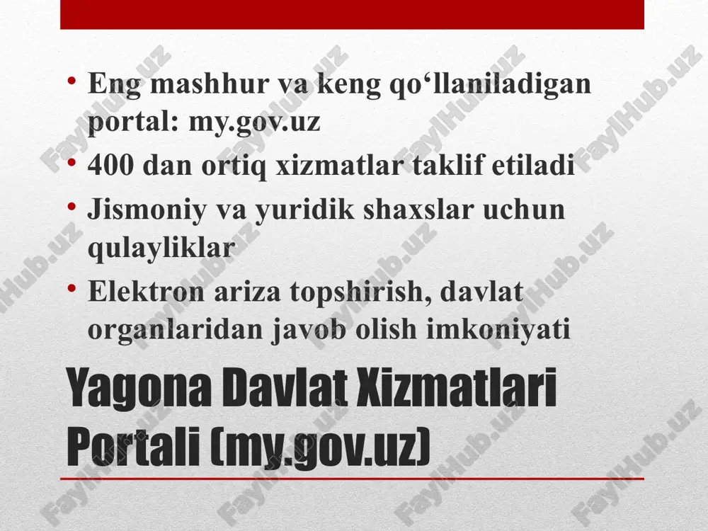 o‘zbekiston respublikasi yagona davlat xizmatlari portallari bilan ishlash - Page 3