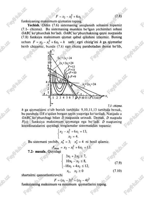 chiziqsiz programmalash masalalar - Page 3