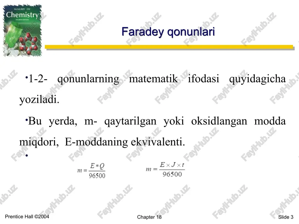 iy korroziya bu quyidagilar bo'lishi shart bo'lgan jarayondir: elektrolit; oksidlanish-qaytarilish potentsiali past va yuqori bo'lgan metallar (elektrod potentsiali). elektrolit suv, kondensat va har qanday tabiiy yog'ingarchiliklar natijasida hosil bo'ladi. ikki turdagi metallning mavjudligi va bu ikki omilga bog'liq: mahsulotning bir xil emasligi, ya'ni begona qo'shimchalar mavjudligi. turli xil metallardan tayyorlangan mahsulotlarga bevosita tegish orqali. elektrokimyoviy korroziya elektrolitda bir hil bo'lmagan metallar korroziv deb ataladigan qisqa tutashgan galvanik element hosil qiladi. ushbu kombinatsiya elektrodning potentsiali past bo'lgan metallning erishiga olib keladi, bu elektrokimyoviy korroziya deb ataladi. ushbu jarayonning tezligi eritmadagi tuzlar va uning haroratiga bog'liq. bir hil bo'lmagan metall maydonlar tasodifiy ravishda mahsulot yuzasida joylashgan bo'lib, ularni ishlab chiqarish texnologiyasi va sifatiga bog'liq, shuning uchun korroziyaga zarar etkazish ko'pincha mahalliy xarakterga ega. amalda metallarni yuzasidagi elektrokimyoviy korroziyalanish quyidagi uchta bosqichda boradi: 1.metallni oksidlanishi bilan boruvchi anoddagi jarayon: me0→mez++ze-…………....….(1.) 2. korroziyalanish muxitida oksidlovchilarni tiklanishi bilan boradigan katoddagi jarayon a) neytral va kuchsiz …