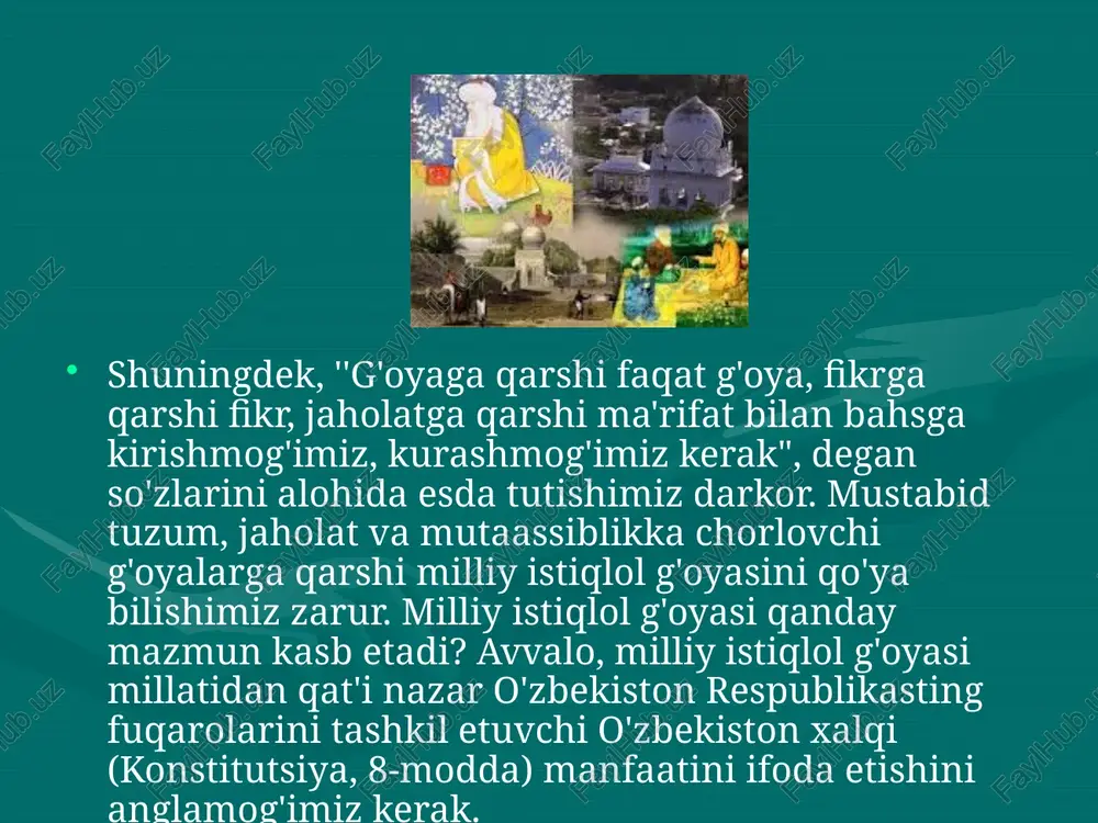 allohning zoti vasifatlari masalasi. 5. fiqhiy masalalar. har qanday musulmon fiqihda malum maktab yoki mazhabga masalan, hanafiylikka ergashgan bo`lishi bilan bir vaqtda, iymon masalasida asha`riy, taqdirb masalasida qadariy, sifat masalasida esa mo`taziliy aqidasida bo`lishi mumkin. azaldan bizning yurtimizda fiqihda hanafiylik, aqidada esa moturudiy talimotiga rioya qilib kelingan. lekin usul asosiy masalalar yuqorida sanab o`tilgan sunniylik mazhablari asosida hech qanday ihtilof, qarama – qarshilik yo`qdir. ularning barchasi (to`g`ri) yo`ldan boruvchi deb etibor etilgandir. 1. islom dinida etirof etilgan yo`nalish va mazhablar. 2. sunniylik ahli sunna val jamoa faqihlar ijtihod vositasi bilan ko`proq muomalotni ishlab chiqdilar. fiqh tarkib topish davrida iroq (bag`dod) da no`mon ibn sobit abu hanifa va madinada molik ibn anas faoliyat ko`rsatdilar. mazhab ( arabsha – yunalish, oqim, yul ta’limot),shariat mazhablari – islomda diniy huquq tizimlari va yunalishlari. hozirgi vaqtda sunniylikda turtda mazhab – hanafiylik, molikiylik, shofiylik,handaliylik, shialikda bir mazhab – jafariylik saqlanib qolgan. «tasavvuf» so’zining lug’aviy ma’nosi haqida …