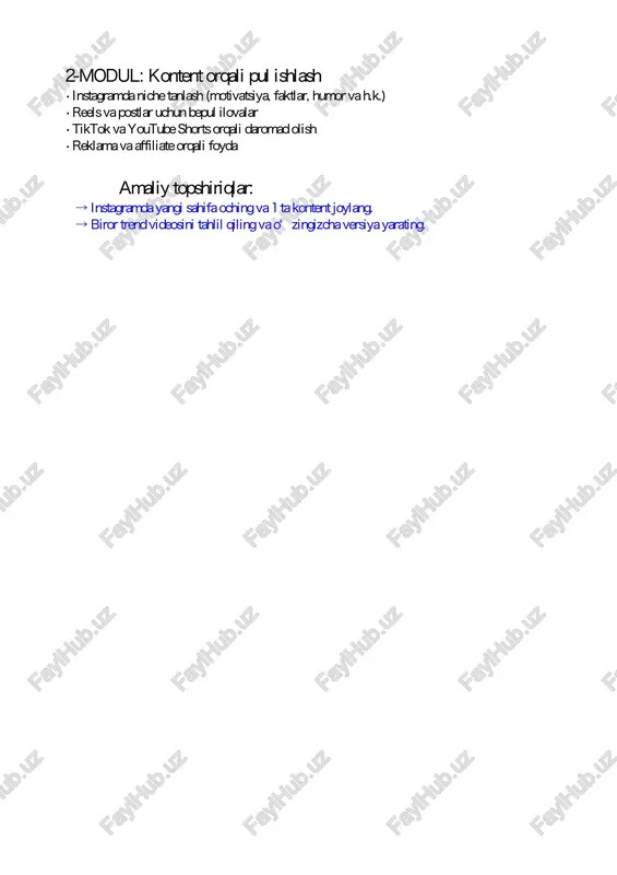 sarmoyasiz internetda pul ishlash bo‘yicha to‘liq qo‘llanma - Page 3