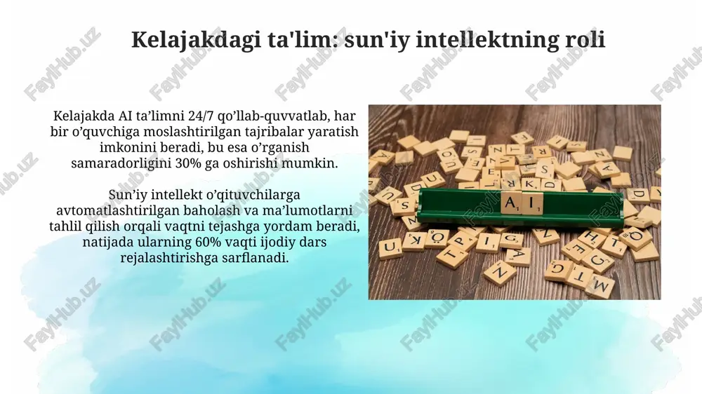 sun'iy intellektning ta'im sohasiga ta'siri - Page 3
