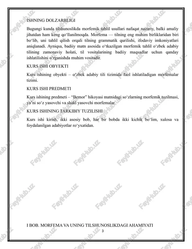 malar ham, qattiq va yumshoq turlarga bo‘linadi. qadimgi turkiy tilda birlamchi cho‘ziq unlilar ham farqlangan. undoshlardan jarangli va jarangsiz uyg‘unlik bor. qadimgi turkiy adabiy tili morfem tuzilishining hozirgi o‘zbek adabiy tili bilan mos keluvchi va farq qiluvchi tomonlari bor. ba’zi shakllar iste’moldan chiqqan bo‘lsa, ba’zilarning vazifasi o‘zgargan. ayrimlari turli fonetik o‘zgarishlarda hozirgi tilimizda ham uchraydi. qadimgi turkiy tilda mavjud bo‘lib, hozirgi o‘zbek adabiy tilida saqlanmagan, lekin umumxalq tilida yoki boshqa turkiy tillarda uchraydiganlari ham bor. qadimgi turkiy tilda faol sanalgan ayrim shakllar hozirgi o‘zbek tilida qoldiq sifatida ham uchrashi mumkin. ma’lumki, davr o‘tishi bilan morfemalar ma’no o‘zgarishiga uchrashi mumkin; so‘z-morfema ham, affiks-morfema ham o‘z ma’nosini yo‘qotadi. yani ulardan biri iste’moldan chiqadi. shunda tarixan mustaqil morfemalar bir so‘zga aylanib, hozirgi paytda ma’noli qismlarga bo‘linmaydigan bo‘lib qoladi. jumladan, hozirgi boshla, ishla so‘zlarini osonlik bilan ikki morfemaga ajrata olamiz. ular qadimda ham shunday bo‘lingan: bosh-la, ish-la. lekin ula so‘zi tilimizda ikkiga ajralmaydi. qadimgi …