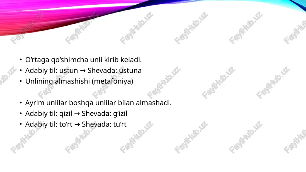 fonetik o‘zgarishlar adabiy til bilan solishtirish - Page 3