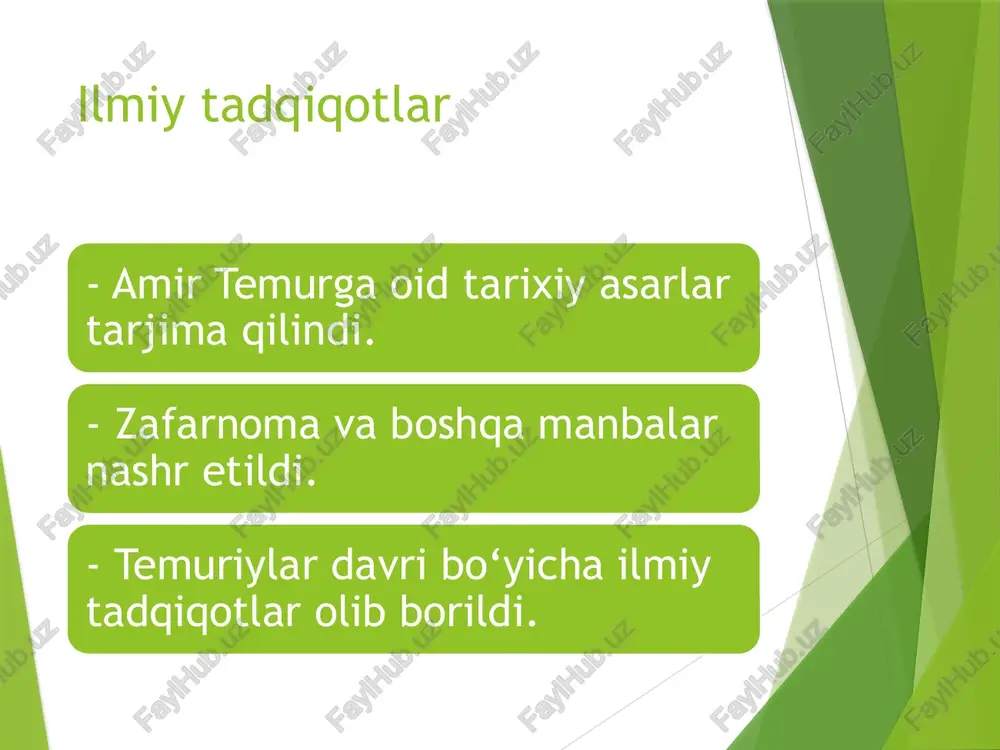 mustaqillik yillarida amir temur va temuriylar davri tarixining tadqiq etilishi - Page 3
