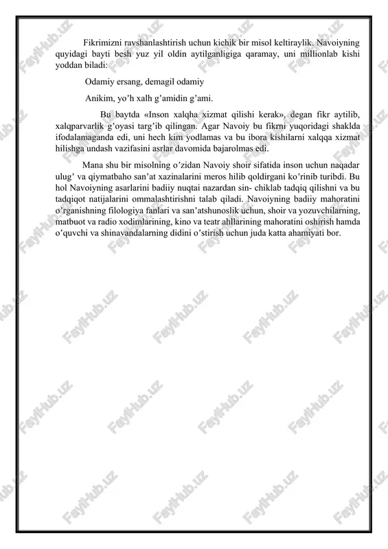 : 1. lutfiy va uning lirik merosi malikul-kalom unvoniga munosib ko’rilgan, buyuk fors-tojik adabiyoti darg’alari qatoridan faxrli o’rin egallagan mavlono lutfiy o’zbek mumtoz adabiyotining taniqli namoyandalaridan biridir. shoirning hayoti va faoliyati haqida alisher navoiyning «majolisun-nafois», «muhokamatul lug’atayn», «holoti pahlavon muhammad», «xutbai davovin», «badoye’ ulbidoya» devoni debochasi va boshqa asarlarida, davlatshoh samarqandiyning «tazkiratush-shuaro», xondamirning «habibus-siyar», «makorimul- axloq», abdulla kobuliyning «tazkirat -ut tavorix», shamsuddin somiyning «qomusula’lom», vosihning «majmuai manzum va mansur», shayx ahmad taroziyning «fununul- balog’a» singari qator manbalarda ma’lumotlar uchraydi. shunday bo’lishiga qaramay, lutfiyning tarjimai holi va adabiy merosi haqida to’liq tasavvur hosil qilish imkoniyatiga ega emasmiz. jumladan, lutfiy shoirning taxallusi bo’lib, uning nomi, ota-onasi, tug’ilgan yil va joyi, safarlari hamda shunga o’xshash qator masalalar haligacha lutfiyshunoslikda o’z yechimini qat’iy topganicha yo’q. mavlono lutfiyning zamondoshlaridan bo’lgan ulug’ o’zbek shoiri alisher navoiy «majolis un-nafois» tazkirasida shoirning to’qson to’qqiz yil umr ko’rgani, hayotining so’ngida forsiyda «oftob» radifli g’azal yozgani va zamon shoirlari unga …