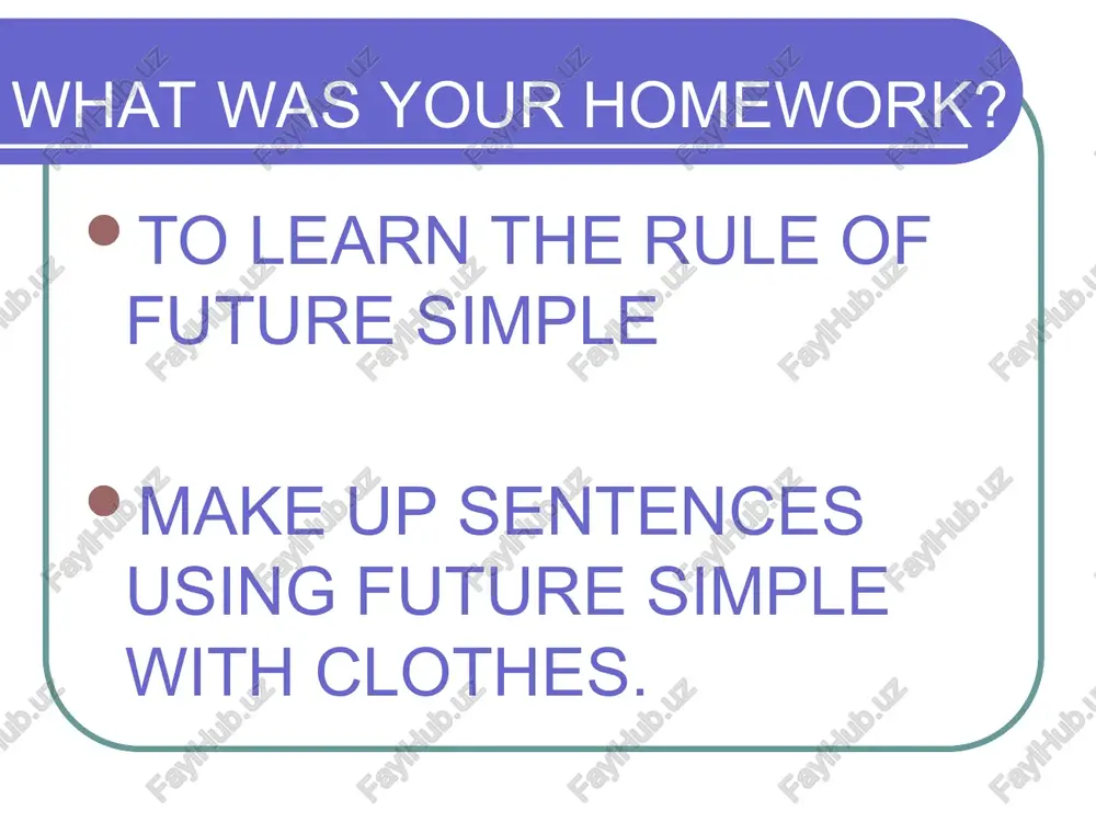 future simple lesson on clothes - Page 3