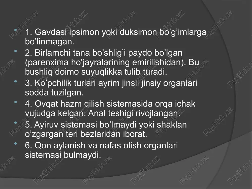 xo„jayin tanasiga kiradi. umuman, voyaga yetgan parazitlar odam organizmida 17 yilgacha, lichinkalari esa 70 kun atrofida hayot kechiradi. zamonaviy jamiyatda gijjalar hali ham keng tarqalgan. gijjalar ayniqsa bolalar, ovchilar, baliqchilar va ularning oilalarida, shuningdek, qishloq joylarda yashovchi kishilarda ko’p uchraydi. gijjalar — bu bir qator parazit chuvalchanglar bo’lib, hayvon va o’simliklar hisobiga yashaydi, ularning ichida rivojlanadi va ko’payadi. insonlar ham bundan istisno emas. faqat bizning mamlakatimiz hududida parazitlarning 60 dan ortiq turli mavjud. statistikaga ko’ra, yer sayyorasining har uchinchi insoni qurt-parazitlar tomonidan zararlangan. taxmin qilinishicha, dunyoda hayoti davomida biron marta gijjasi bo’lmagan kishi yo’q, har bir kishi hech bo’lmaganda bir marta zararlanadi. kateryna kon/shutterstock.comota-onalar farzandlari sog’lig’iga qanchalik e’tibor qaratishmasin, qo’llari tozaligini qancha nazorat qilishmasin, ularni gijjalardan (ostritsalardan) himoya qilish deyarli imkonsiz. bolalar tashqi muhitni o’rganishadi, tabiat ularda qiziqish uyg’otadi. ular hamma narsaga teginib, uni tatib ko’rishni istaydilar. baliq va yovvoyi hayvonlar va qushlarning go’shtini yeydiganlar, xonaki sut ichidaginalarda trixinellyoz va …