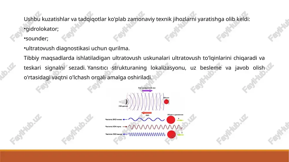 di. qarama-qarshi tomon radiatsiya yutuvchi qatlam bilan qoplangan, bu esa boshqa tomonlarga tarqalishining oldini oladi. uning dizayni va yuqori sezuvchanlik parametri tufayli sensor turli xil sozlamalarga osonlik bilan javob beradi, shuningdek, ma'lum bir chuqurlikka e'tibor qaratish imkonini beradi. fokusning uchta asosiy zonasi mavjud: yaqin. sensorga ulashgan. ovoz to'lqinlari bir-biriga qo'shilib, heterojen maydon va buzilgan tasvir yaratiladi. eng yaxlit muhit qorong'i yoki aniqlangan chiziqlar shaklida ko'rsatiladi. ushbu usul tasvirni tahlil qilish uchun mos emas, lekin sensorni sozlash yoki suv tamponidan foydalanish orqali yaxshilanishi mumkin; fokus. bu o'rganilayotgan ob'ektning aniq rasmini olish imkonini beradi, chunki u ultratovush nurining eng kichik diametri va yuqori to'lqin zichligiga ega; uzoq. zichlikning zaiflashishi va piksellar sonini kamaytirish bilan nurli ko'zlarning tarqalishi bilan tavsiflanadi. ruxsat berish (optik yoki akustik) tahlil samaradorligini ko'rsatadigan asosiy xususiyatlardan biridir. bu ikki ko'rsatilgan ob'ektlar orasidagi masofaga asoslangan. ushbu parametrni oshirish tahlil ob'ekti va boshqa to'qimalar o'rtasida sezilarli akustik farqlar mavjud bo'lganda foydali …