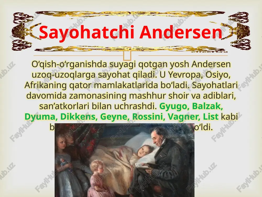 ning daragini kimdan eshitishadi? sun’iy bulbulni imperatorga kim sovg’a qiladi? “bulbul” ertagida sun’iy bulbulning xonishida nimadir yetishmayotganini anglagan kishilar kim edi? bulbul nimani oliy mukofot deb aytadi? sun’iy bulbulga qanday unvon berishadi? “bulbul” ertagining g’oyasi nima? bilimingizni sinang!  antiqa test  image4.jpeg image5.jpeg image6.jpeg image7.png image8.png image9.png image10.gif image11.png image12.jpeg image13.png image14.jpeg image15.jpeg image16.jpeg image17.jpeg image18.jpeg image19.jpeg image20.jpeg image21.jpeg image22.jpeg image23.jpeg image24.gif image25.jpeg image26.jpeg image27.jpeg image28.jpeg image29.gif image30.gif image31.png image32.gif /docprops/thumbnail.jpeg