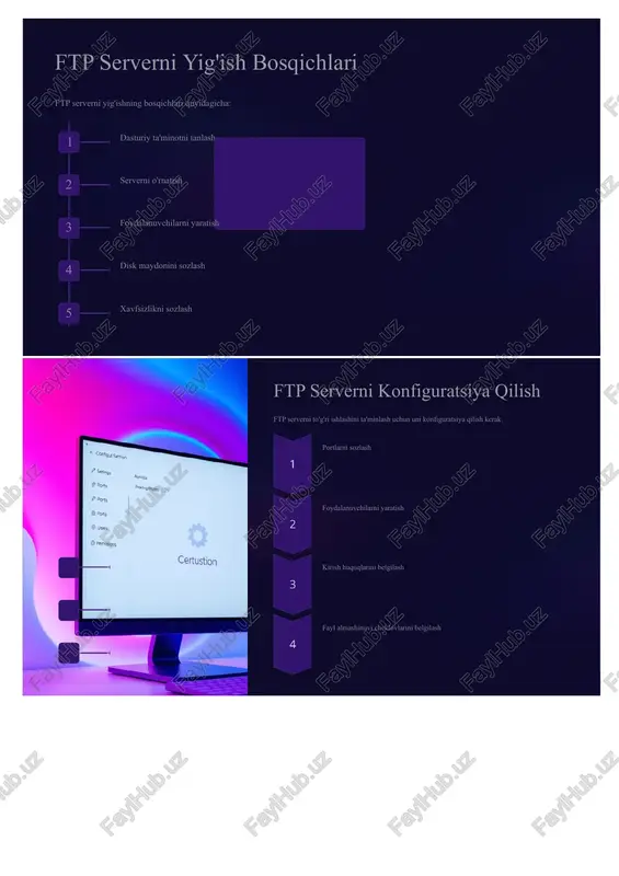 ftp server tarmoq dasturini yaratish - Page 3