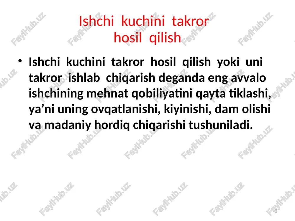 oyatida 1 075 300 kishi va jizzax viloyatida 1 507 400 kishini tashkil etgan. shunday qilib o‘zbekistonda aholi soni 4 milliondan oshgan viloyatlar soni ikkitaga yetdi. 13 2023-yil yanvar dekabr oylarida tirik tug‘ilganlar soni 962 ming kishini tashkil etdi, shundan o‘g‘il bolalar soni 498,3 ming kishini, qiz bolalar soni 463,7 ming kishi, tirik tug‘ilganlar soni shahar joylarida 480,2 ming kishini, qishloq joylarida 481,8 ming kishini tashkil etdi. 14 ishchi kuchi migratsiyasi ishchi kuchi migratsiyasi murakkab jarayon bo‘lib, turli omillar ta’siri ostida (masalan, ish haqi darajasidagi o‘zgarishlar, ishsizlik va h.k.) ishchi kuchining bir hududdan boshqa bir hududga ko‘chib o‘tishini bildiradi. migratsiya ikki darajada 15 ichki darajada bir mamlakat ichida ro‘y bergan migratsiya ichki migratsiya deb ataldi xalqaro darajada davlatlar o‘rtasida ro‘y bergan migratsiya tashqi migratsiya deyiladi tashqi mehnat migratsiyasi agentligi 2023-yil ma’lum qilinishicha, xorijning vakolatli tashkilotlari va salohiyatli ish beruvchilari bilan olib borilgan muzokaralar natijasida buyuk britaniya, bolgariya, ruminiya, latviya, polsha, …