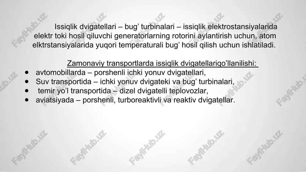 issiqlik dvigatellari va ularning qo’llanilishi - Page 3