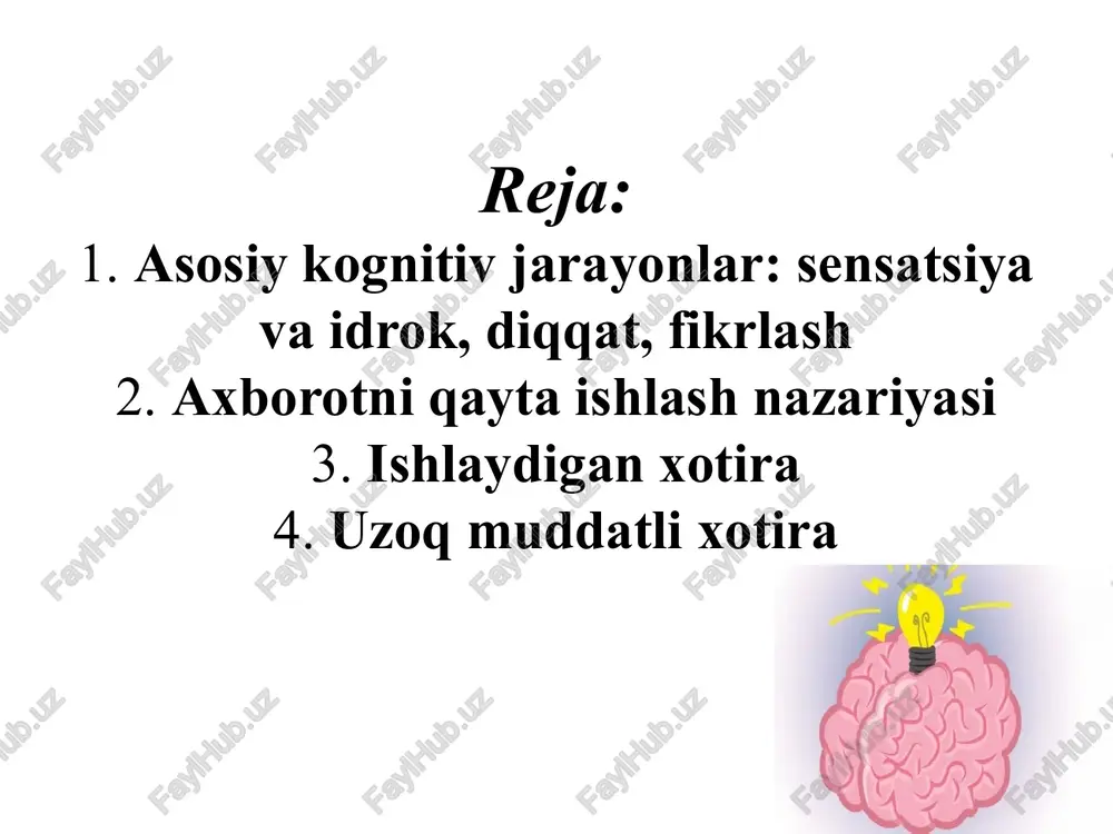 larni namoyish etadilar.hayotning birinchi haftasidayoq chaqaloqlar yangi va qiziqarli ogohlantirishlarga, xususan, ijtimoiy ta'sirga moyil bo'ladilar. tug'ilgandan 3 kun o'tgach, ular onasining ovozini taniydilar. xuddi shunday, atigi 1-4 kunlik chaqaloqlarda ham odam nutqini tinglashda musiqa tinglagandan ko'ra ko'proq izchil miya chizgilari namoyon bo'ladi. perseptual rivojlanish ham biologik yetuklikning, ham tajribaning natijasidir.chuqurlikni idrok etish bo'yicha tadqiqotlarda tabiat va tabiatning birlashishi misolini keltiramiz. chaqaloqlar qachon chuqurlikni anglashini aniqlash uchun tadqiqotchilar ba'zan vizual jarlikdan, darhol shisha ostiga naqshli mato qo'yilgan katta shisha stoldan, boshqa tomondan esa xuddi shu naqshdan foydalanadilar. vizual jarlik. ushbu shisha bilan qoplangan stolning "chuqur" tomoniga o'tishni rad etib, go'daklar balandlikdan qo'rqishini namoyish etadilar. diqqat diqqatning rivojlanishi, qisman, miyaning kamolotiga bog'liq. miyada bolalar o'sishi bilan rivojlanib, o'zaro bog'lanib turadigan kamida uchta diqqat tarmog'i mavjud. yo'naltirish tizimi hayotning birinchi yilida rivojlanib, bolalarga aqliy kuchlarini qiziqarli narsalar va hodisalarga yo'naltirishga imkon beradi. bolalarning diqqatiga rag'batlantiruvchi xususiyatlar va keyinchalik tanishish ta'sir qiladi. 16 oylik …