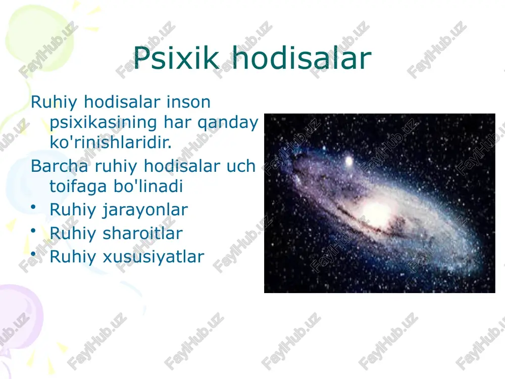 ani ko'rishingiz mumkin xotira xotira - bu atrof-muhit haqidagi ma'lumotlarning saqlanishi va takrorlanishini ta'minlaydigan aqliy funktsiya. xotira tasnifi tarkibiga ko'ra xotira quyidagilarga bo'linadi: sensor, majoziy, og'zaki-mantiqiy, hissiy. muddati bo'yicha ular quyidagilarga bo'linadi: qisqa muddatga uzoq muddatli xotira. xotira qonunlari takrorlash qonuni ma'no qonuni chet qonuni o'rnatish qonuni to'liqsizlik qonuni harakat qonuni optimal qator uzunligi qonuni kontekst qonuni inhibisyon qonuni foizlar qonuni qisqa muddatli va uzoq muddatli xotira qisqa muddatli xotira ma'lumotni bir necha daqiqa davomida takrorlamasdan saqlashga imkon beradi jorj miller tajribalar o'tkazdi va qisqa muddatli xotirada o'rtacha 7+-2 element qolishini aniqladi. bugungi kunda 4-5 elementning hajmi ko'proq chaqiriladi. guruhlash effekti - agar siz ob'ektlarni ma'nosi bo'yicha uchta guruhga bo'lsangiz, xotira hajmi ortadi. "ebbinghaus egri chizig'i" - vaqt qancha uzoq bo'lsa, shunchalik kam ma'lumot saqlanadi. fikrlash tafakkur bilish va tafakkurning eng yuqori darajasidir. inson o'z jarayonida bevosita idrok etib bo'lmaydigan ob'ektlarning o'sha xossalarini, aloqalarini va munosabatlarini tushunadi. tafakkur axborotni to‘plashdan …
