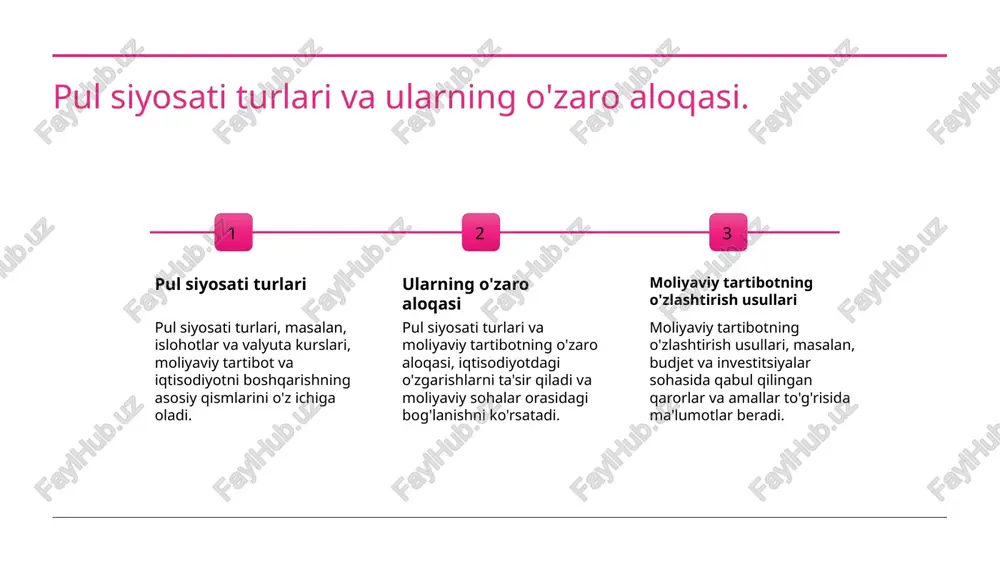 ohasidagi yangiliklar va iltimoslari moliya sohasidagi yangiliklar va iltimoslari o'zaro munosabatlarda sodiq bo'lish, moliya sohasining rivojlanishini oshirish, va xalqaro savdo munosabatlarini mustahkamlash uchun zarurdir. photo by carlos muza on unsplash iqtisodiy barqarorlik va investitsiyalar 1 iqtisodiy barqarorlik - iqtisodiy barqarorlik, mamlakatning iqtisodiy rivojlanishining o'rniga keladi va moliyaviy taraqqiyotga asos bo'ladi. 2 investitsiyalar - investitsiyalar, kapitalni o'stirish va iqtisodiy rivojlanishni ta'minlash uchun moliyaviy resurslarni o'z ichiga oladi. 3 investitsiyalar va o'zbekiston - o'zbekistonda investitsiyalar, iqtisodiyotni kuchaytirish va soha bo'yicha yangi imkoniyatlarni yaratishda muhim ahamiyatga ega. xalqaro moliyaviy munosabatlar va ulug'bek markazi 1 xalqaro moliyaviy munosabatlar - xalqaro moliyaviy munosabatlar, mamlakatlarning iqtisodiy aloqasi va moliyaviy hamkorliklarni o'z ichiga oladi. 2 ulug'bek markazi - ulug'bek markazi, o'zbekiston iqtisodiyoti va moliyaviy sohasida strategik yangiliklar va investitsiyalar uchun muhim institut hisoblanadi. 3 tashqi investitsiyalar va iqtisodiyot - xalqaro moliyaviy munosabatlar va ulug'bek markazi, tashqi investitsiyalar va iqtisodiyotdagi o'zaro munosabatlarni rivojlantirishda katta ahamiyatga ega. xulosa 1 …